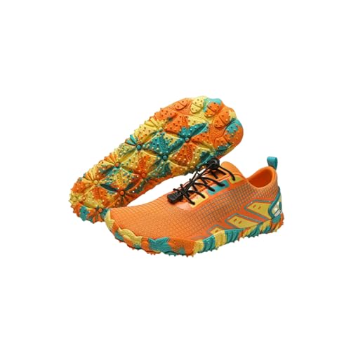 LUYYBDBG barfuß-Schuhe Orange Barfußschuhe Mann Nicht Rutschfrohr-trocknen Schwimmschlneaker Unisex Strand Wasser Schuhe Große Turnschuhe Männer-36-orange 9925 von LUYYBDBG