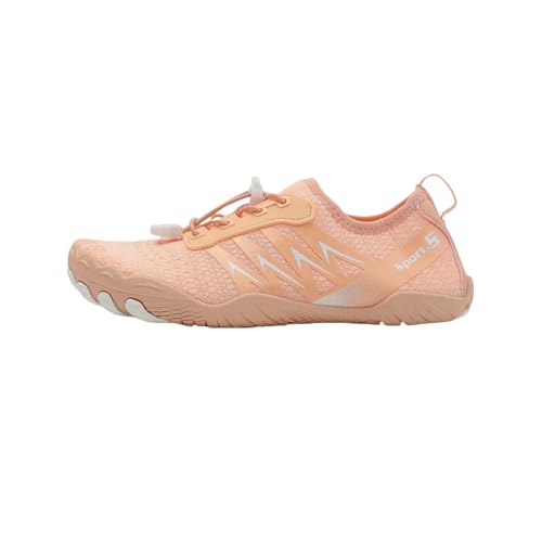 LUYYBDBG barfuß Sneaker Neue Outdoor-Strand-Aqua-Schuhe Schnell Trocken Stromaufwärts Watierende Schuhe Atmungsaktiv-x2-apricotwhite-44 von LUYYBDBG