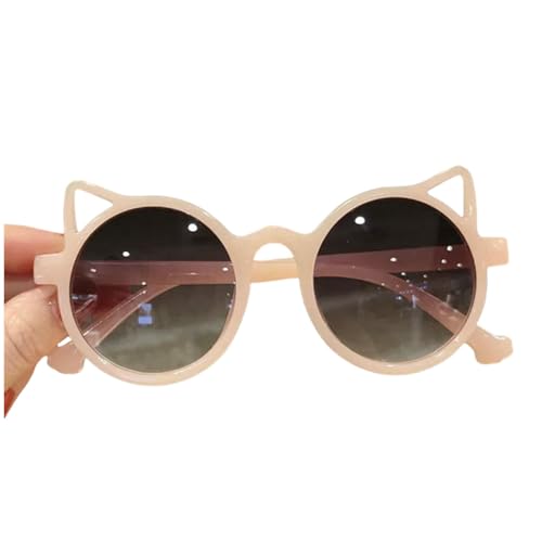 LUYYBDBG sonnenbrille herren Mädchen Süße Tier Cartoon Ohren Im Freien Sonnenschutz Kinder Schöne Vintage Schutz Klassische Kinder-rosa Katzenohren-wie In Abbildung Gezeigt von LUYYBDBG