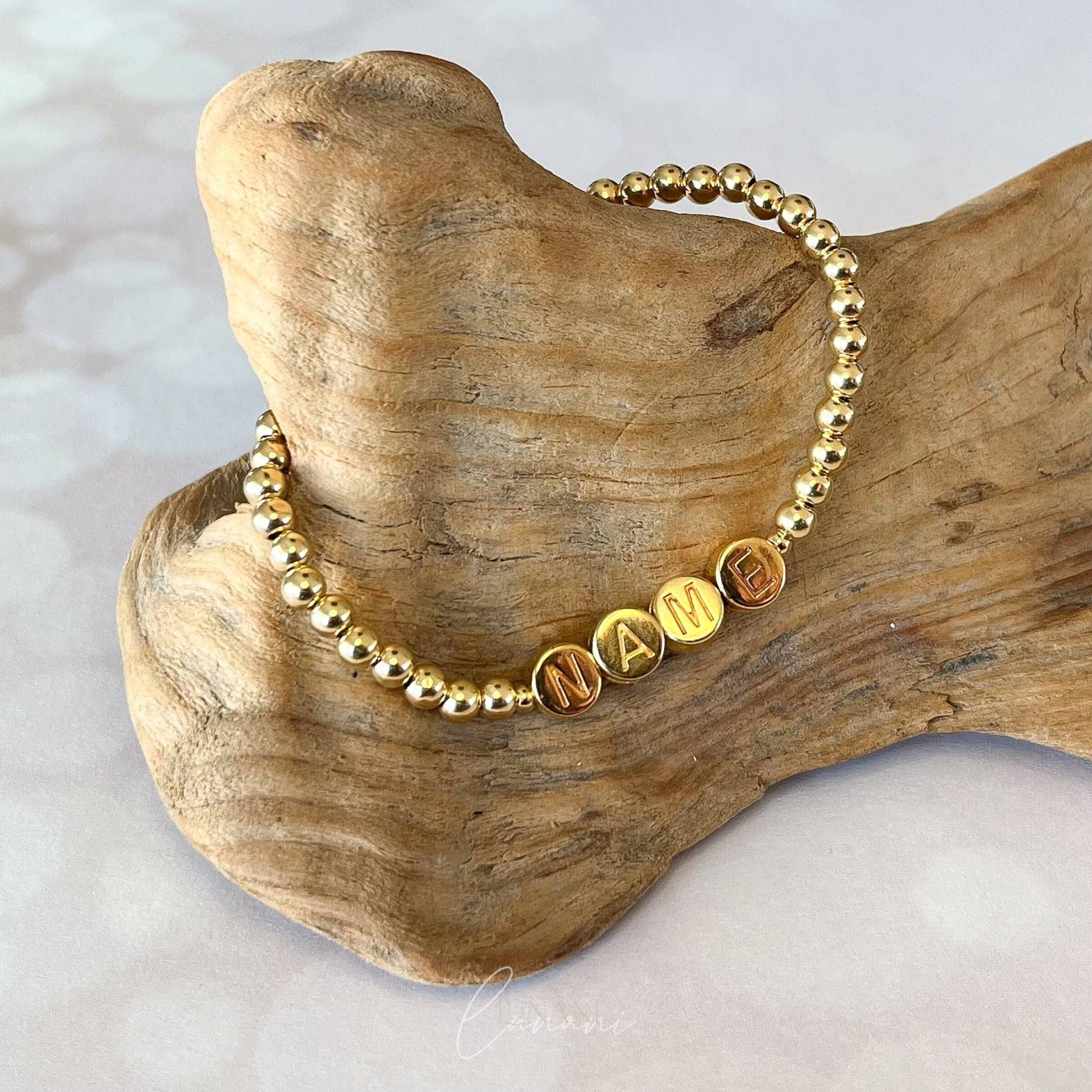 Armband 1-5 Buchstaben Gold von LUbyNatalie