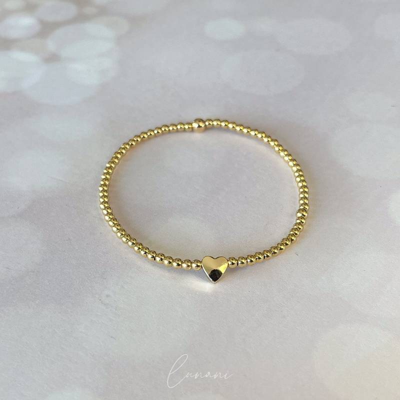 Armband Herz Gold von LUbyNatalie
