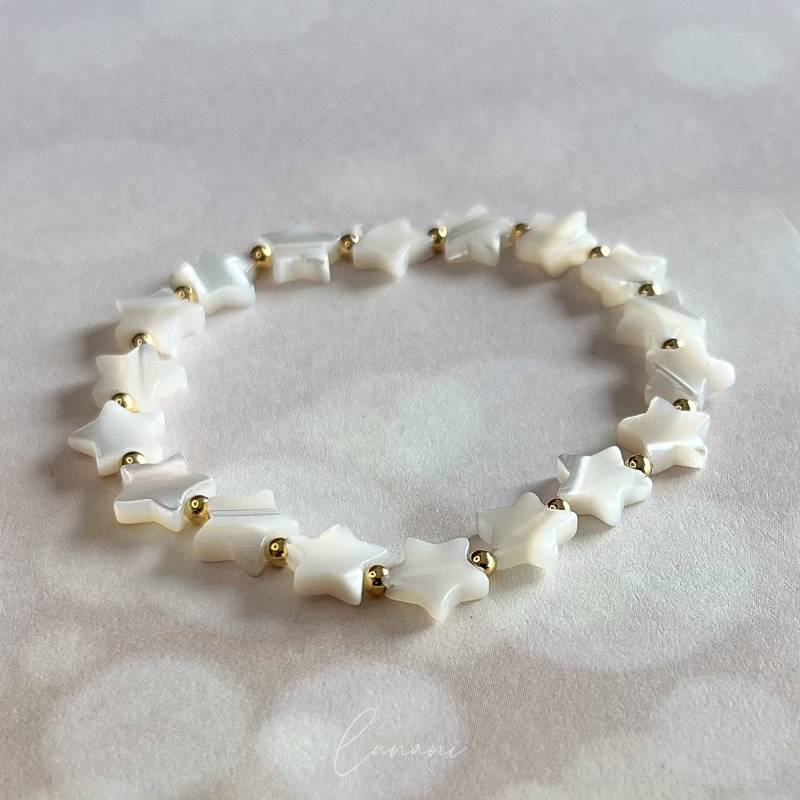 Armband Perlmutt-sterne von LUbyNatalie
