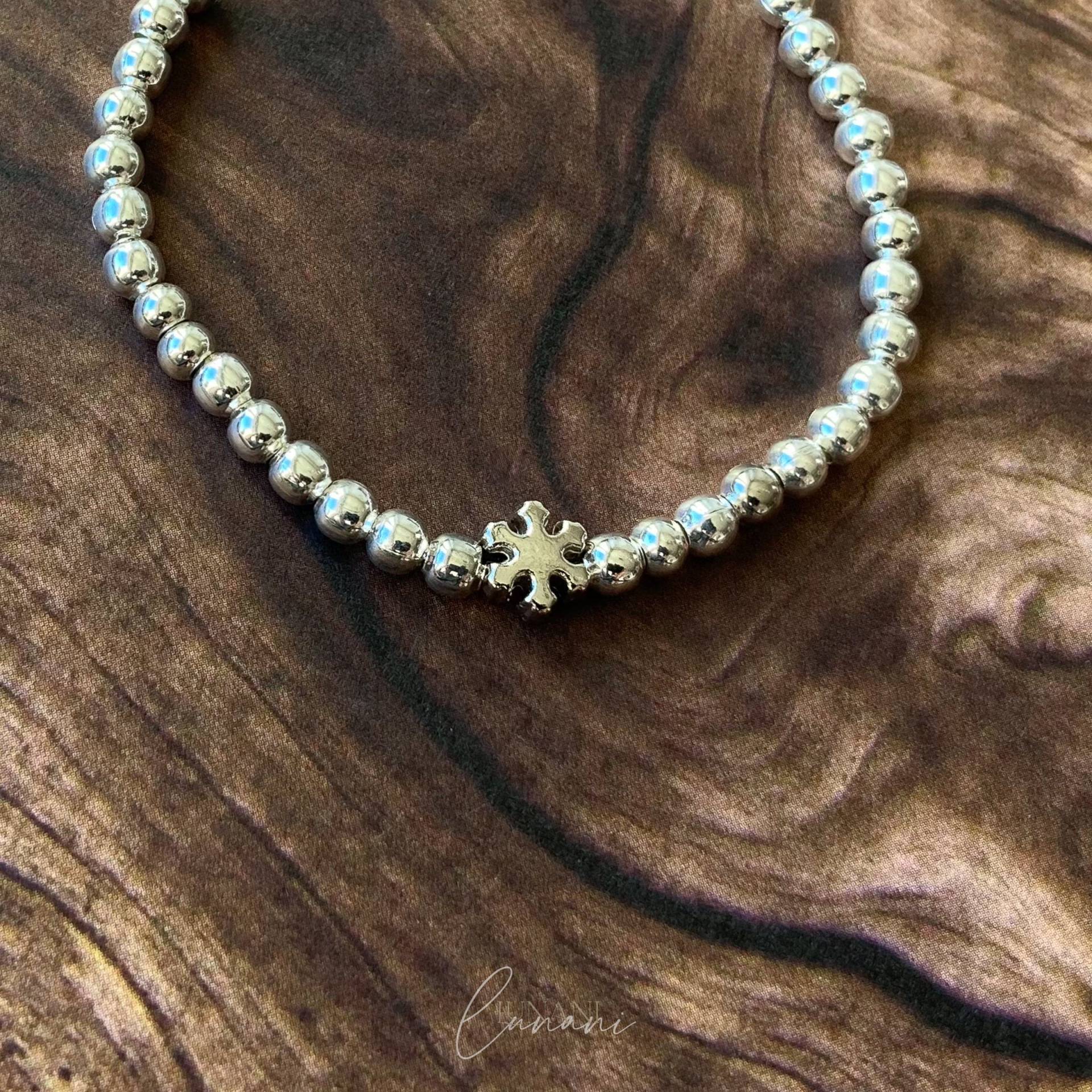 Armband Schneeflocke Silber von LUbyNatalie