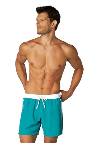 LVB Herren Kurze Schnelltrocknung Boardshorts, Teal, Medium von LVB