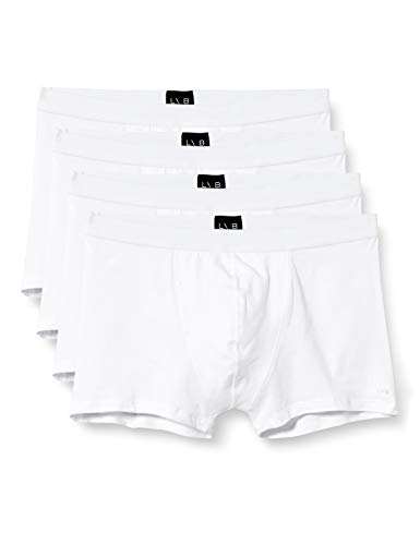 LVB Boxer Multipack aus Baumwolle Herren x4 , Weiß , 5/L von Lovable