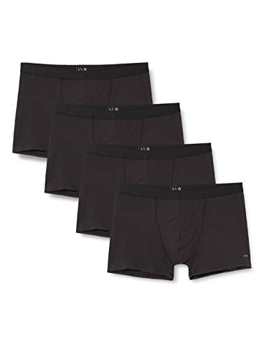 LVB Boxer Multipack aus Baumwolle Herren x4 , Schwarz , 5/L von Lovable