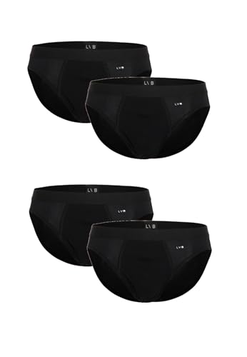 LVB Slip Multipack in Cotone Elasticizzato, Mutande Basic, Comode e Traspiranti, Intimo Uomo dal Comfort Totale, Pacco da 4 Uomo X4 von Lovable