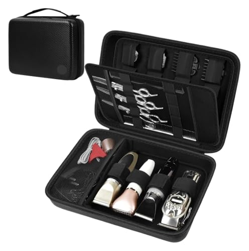 Hartschalen-Reiseetui for Haarschneidemaschinen, Organizer-Tasche for Haarschneide-Friseurbedarf, Trimmer-Aufbewahrungshalter Für Friseurkamm, Scherenclip von LVCHAO