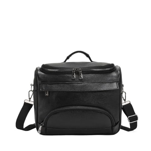 Professionelle Make-Up Tasche Frauen Kosmetik Fall Leder Weibliche Make-Up Box Haarschnitt Friseur Taschen Toolbox Lagerung Organizer Für Friseurkamm, Scherenclip von LVCHAO