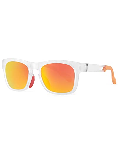 LVIOE Polarisierte Sonnenbrille Herren Fahrradbrille Selbsttönend Leichte TR90 Rahmen UV400 Schutz CAT 3 CE von LVIOE