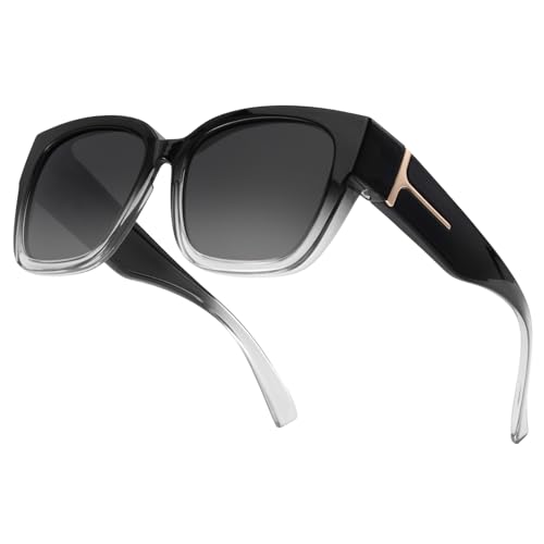 LVIOE Überzieh Sonnenbrille für Damen Polarisiert Mode Über Gläser UV400 Schutz Ideal für Den Täglichen Gebrauch von LVIOE