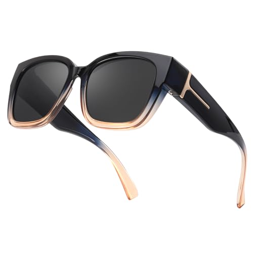 LVIOE Überzieh Sonnenbrille für Damen Polarisiert Mode Über Gläser UV400 Schutz Ideal für Den Täglichen Gebrauch von LVIOE