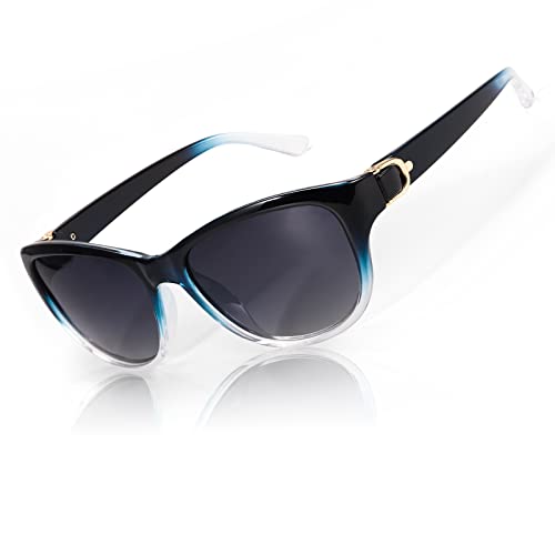 LVIOE Sonnenbrille Damen Klassisch Polarisiert für Fahren, Frauen Fashion Katzenauge Sonnenbrille mit UV400 Schutz von LVIOE
