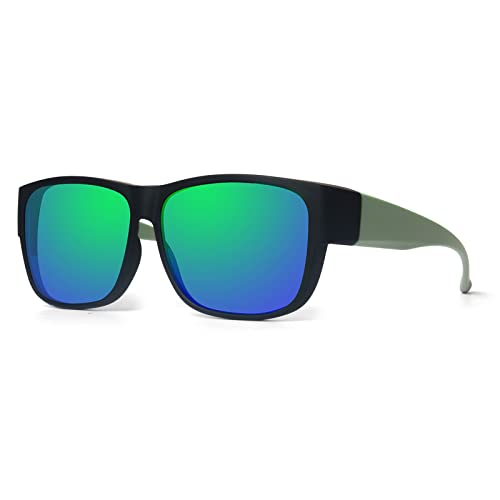 LVIOE Überzieh Sonnenbrille damen herren Überziehbrille Fit-Over Brille von LVIOE