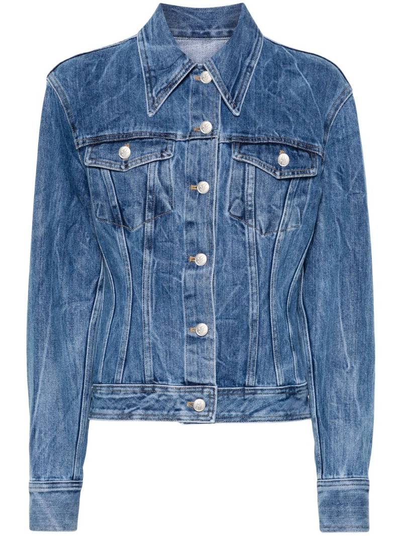 LVIR Jeansjacke mit Längsnaht - Blau von LVIR