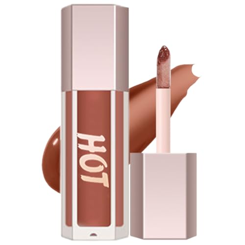 Feuchtigkeitsspendender Lipgloss | Getönter, aufpolsternder, nicht klebender Lipgloss,Water Glow Lip Gloss, färbt hochglänzendes Lippenöl für langanhaltende Feuchtigkeit Lvtfco von LVTFCO