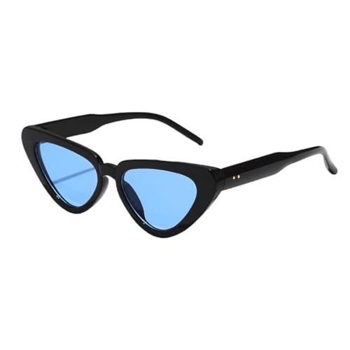 LVTFCO Cat Eye Sonnenbrille Kleine Cateye Sonnenbrille Brille Für Frauen Bonbonfarben Farbverlauf Sonnenbrillen Weibliche Brillen,Blau,Einheitsgröße von LVTFCO