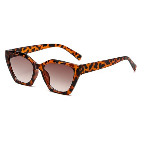 LVTFCO Cat Eye Trendy Sonnenbrille Herren Damen Vintage Cateye Sport UV400 beständig Mode Sonnenbrille,Leopard von LVTFCO