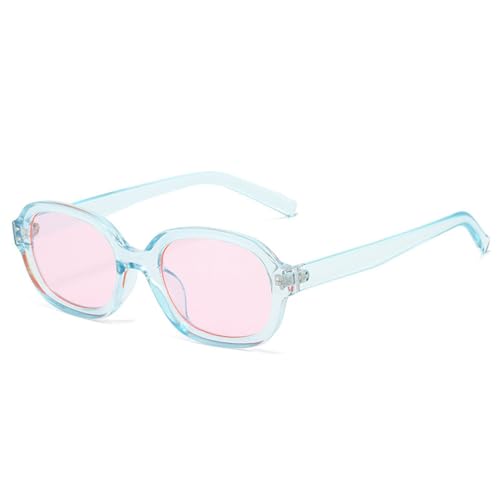 LVTFCO Quadratische Damen-Sonnenbrille im Retro-Stil mit Nieten, UV400, für Herren, Outdoor-Sport, dunkelgrün, Einheitsgröße von LVTFCO
