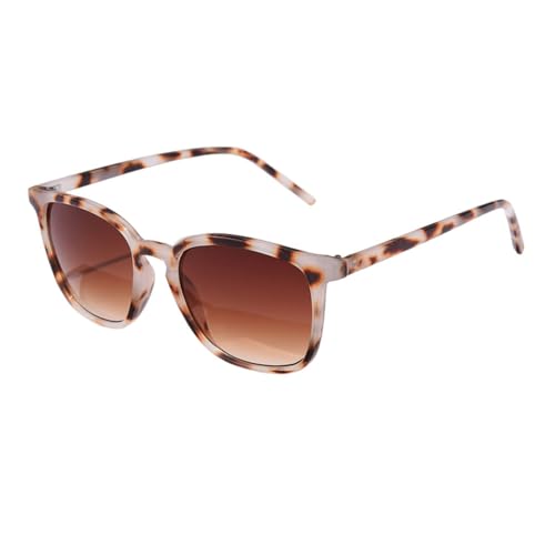 LVTFCO Quadratische Fahrrad-Sonnenbrille für Herren und Damen, rechteckiger Rahmen, Sonnenbrille für Damen, Retro-Farbverlauf, Hip-Hop-Sonnenbrille, UV400, Blumenmuster von LVTFCO