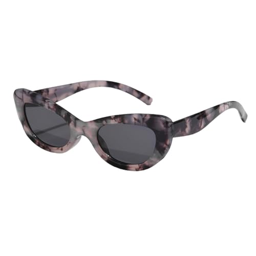 LVTFCO Sonnenbrille für Damen, Luxuriöse, ovale Sonnenbrille, klassische Vintage-Brille, UV400, Outdoor-Brille, Leopard, Einheitsgröße von LVTFCO