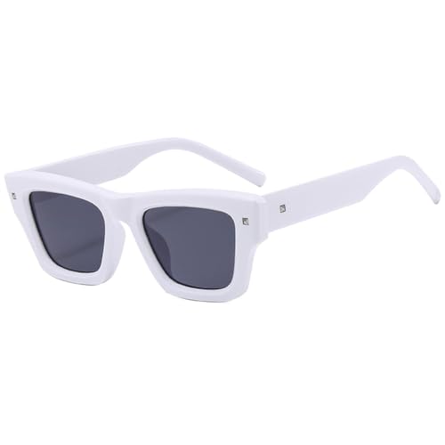 LVTFCO Sonnenbrillen für Damen und Herren, modisch, schlicht, mit dickem Rahmen, Retro-Sonnenbrille von LVTFCO