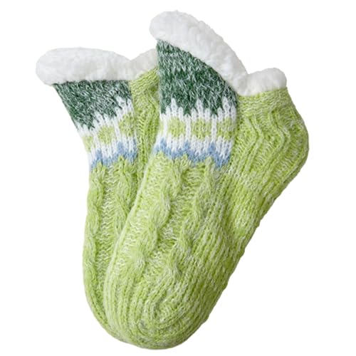 Winter-Slipper-Socken | Weiche und warme Lammwollsocken mit Anti-Rutsch-Gripper | Damenmode für Wohnzimmer, Schlafzimmer, Esszimmer, Arbeitszimmer, Spielzimmer Lvtfco von LVTFCO