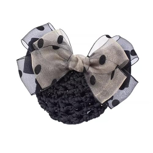 Damen Haarnetz mit Schleife Bank Krankenhaus Clips Krankenschwester Haarnetze für Duttnetz(Colour 1) von LVUNZJCA