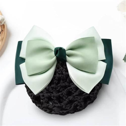 Damen Haarnetz mit Schleife Haarnetz Arbeit Haarspange Kopfschmuck für Duttnetz(Colour 2) von LVUNZJCA