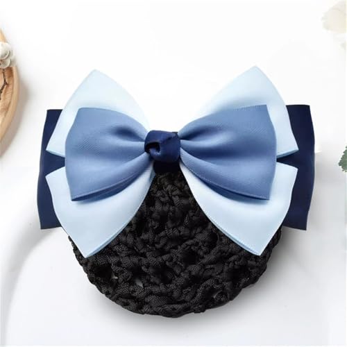 Damen Haarnetz mit Schleife Haarnetz Arbeit Haarspange Kopfschmuck für Duttnetz(Colour 5) von LVUNZJCA