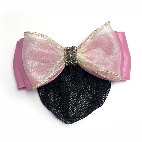 Damen Haarnetz mit Schleife Krankenschwester Flugbegleiterin Schleifennetz für Duttnetz(Colour 1,Style 1) von LVUNZJCA