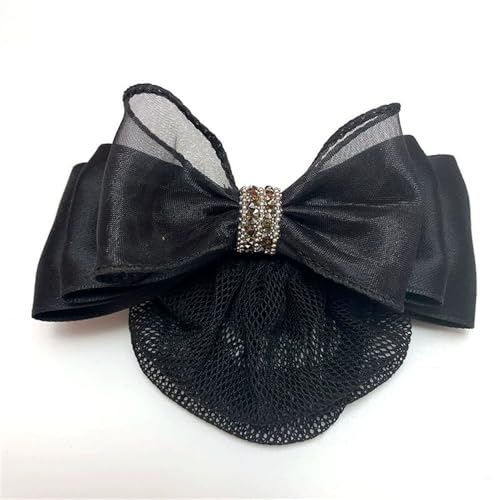 Damen Haarnetz mit Schleife Krankenschwester Flugbegleiterin Schleifennetz für Duttnetz(Colour 2,Style 1) von LVUNZJCA