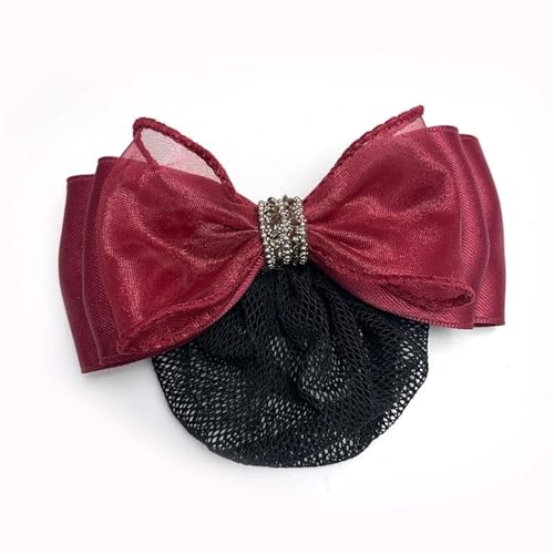 Damen Haarnetz mit Schleife Krankenschwester Flugbegleiterin Schleifennetz für Duttnetz(Colour 3,Style 1) von LVUNZJCA