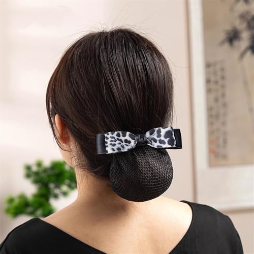 Damen Haarnetz mit Schleife Weibliche Flugbankangestellte Hotel Haarnetze für Duttnetz(Colour 2) von LVUNZJCA