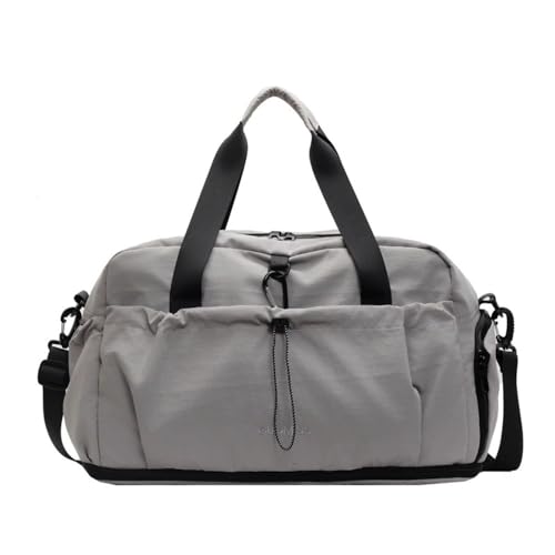 Damen-Handtasche, Sport, Fitnessstudio, Reisen, Organizer, Gepäcktasche für Arbeit, Reisen, Einkaufen, Grigio., 30x40x21cm von LVUNZJCA