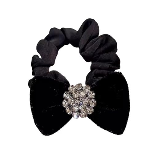 Haargummis Strass-Samt-Schleifen-Stirnband for Frauen für Frauen, Mädchen von LVUNZJCA