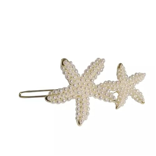 Haarspangen Elegante Haarspangen for Damen mit Kunstperlen, seitliche Clips für Frauen und Mädchen(Style 1) von LVUNZJCA