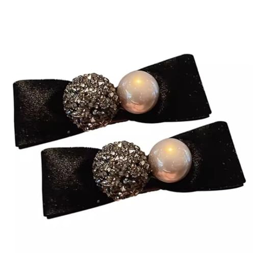 Haarspangen Haarspangen mit Schleife for Damen, seitliche Pony-Clips, Kopfbedeckung für Frauen und Mädchen von LVUNZJCA