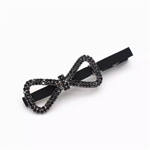 Haarspangen Weibliche Strass Haar Clips Temperament Seite Clip Bogen für Frauen und Mädchen von LVUNZJCA