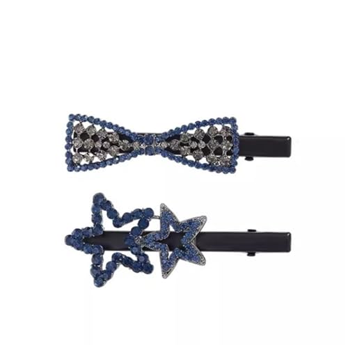 Haarspangen Weibliche einfache Pony Clip Schleife Haar-Accessoires für Frauen und Mädchen von LVUNZJCA