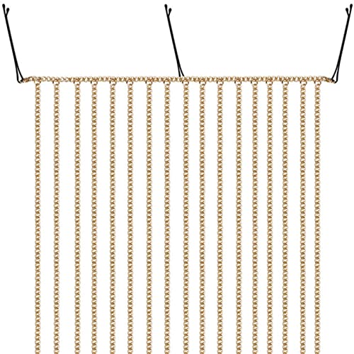 Kopfkette Quaste Haarkette Schmuck Gold Farbe Braut Hochzeit Haarschmuck für das Tägliche Haar(Gold) von LVUNZJCA