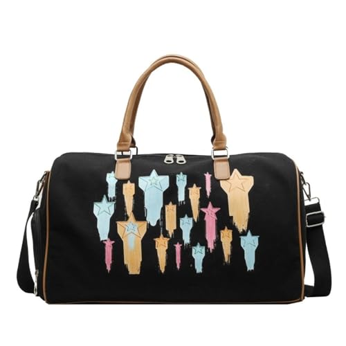 LVUNZJCA Damen-Handtasche für Damen, kurze Distanzen, für Arbeit, Reisen, Einkaufen, schwarz, 27x50x25cm LVUNZJCA Damen-Handtasche für Damen, kurze Distanzen, für Arbeit, Reisen, Einkaufen, schwarz, 27x50x25cm von LVUNZJCA