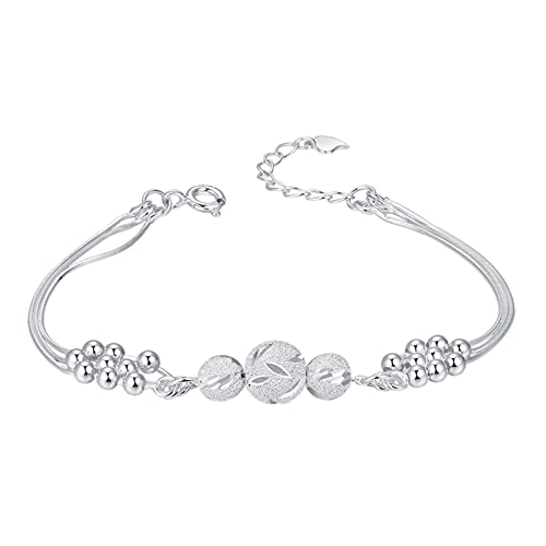 LVUNZJCA Damenarmband S990 Silberarmband Damenschmuck aus Sterlingsilber für Geburtstag, Hochzeit von LVUNZJCA