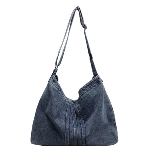 LVUNZJCA Damenhandtasche Canvas Schultertasche for Damen aus Denimstoff für Arbeit, Reisen(Color 2) von LVUNZJCA