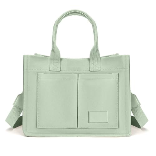 LVUNZJCA Damenhandtasche Damen Retro Crossbody Canvas Schultertasche Lässig für Arbeit, Reisen(Color 3) von LVUNZJCA