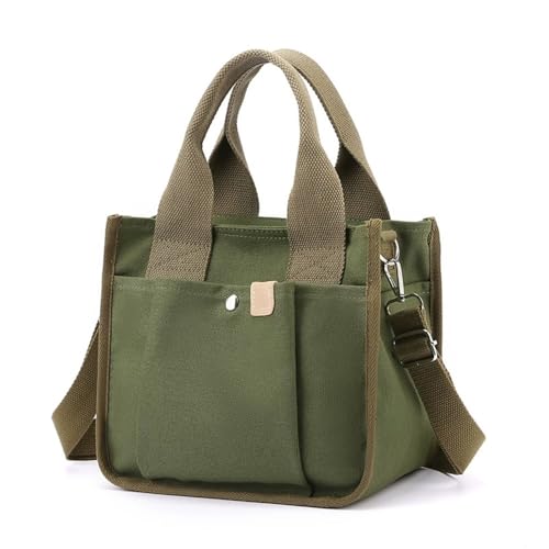 LVUNZJCA Damenhandtasche Damen Student Bow Single Shoulder Canvas Tasche für Arbeit, Reisen(Color 1) von LVUNZJCA