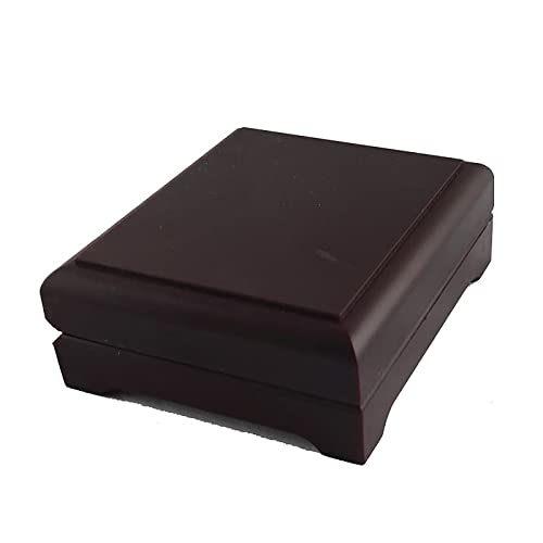 LVUNZJCA Manschettenknöpfe-Box Box for Manschettenknöpfe und Ansteckklammern. Box for Manschettenknöpfe aus Kunststoff für den Heiratsantrag von LVUNZJCA