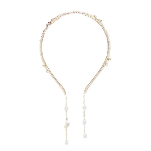 LVUNZJCA Quaste Kette Haarband Frauen Strass Stirnband Quaste Haarband Kopfbedeckung für Damen von LVUNZJCA