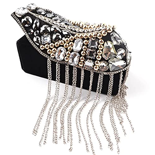 LVUNZJCA Schulterklappe Handgemachte Perle Schulter Brosche Zubehör Pin Patch für Männer Frauen von LVUNZJCA