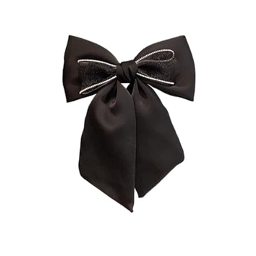 Schleife Haarspangen Schwarze Haarspangen For Kopfschmuck Mit Großer Schleife For Frauen für Geburtstagsfeier von LVUNZJCA